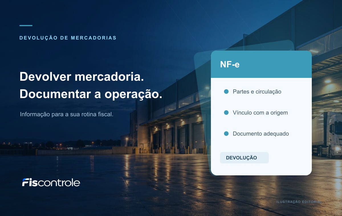 Devolução de mercadoria: por que copiar a nota original pode gerar um documento errado
