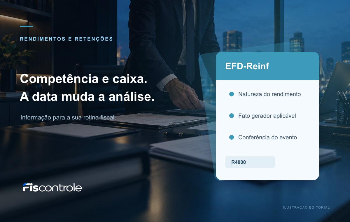 EFD-Reinf: quando crédito e pagamento dividem uma contratação entre períodos