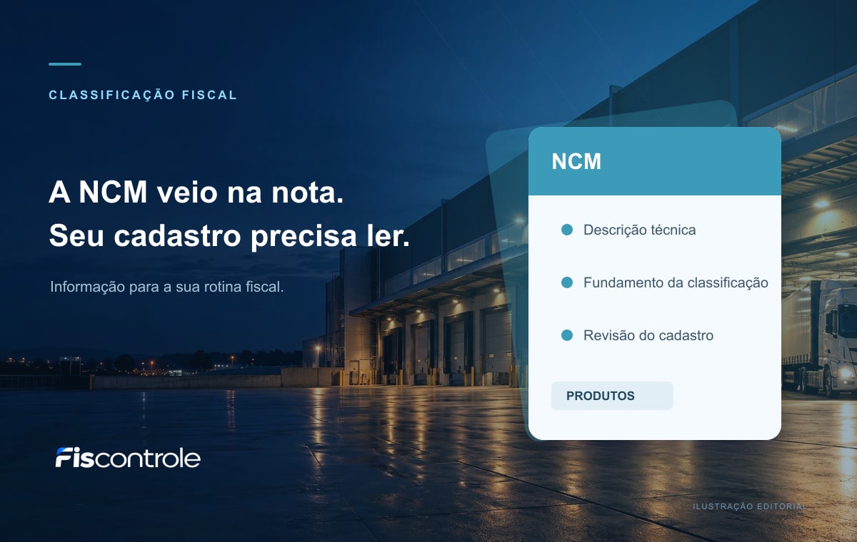 A NCM do fornecedor está no XML: por que isso não dispensa a revisão do seu cadastro