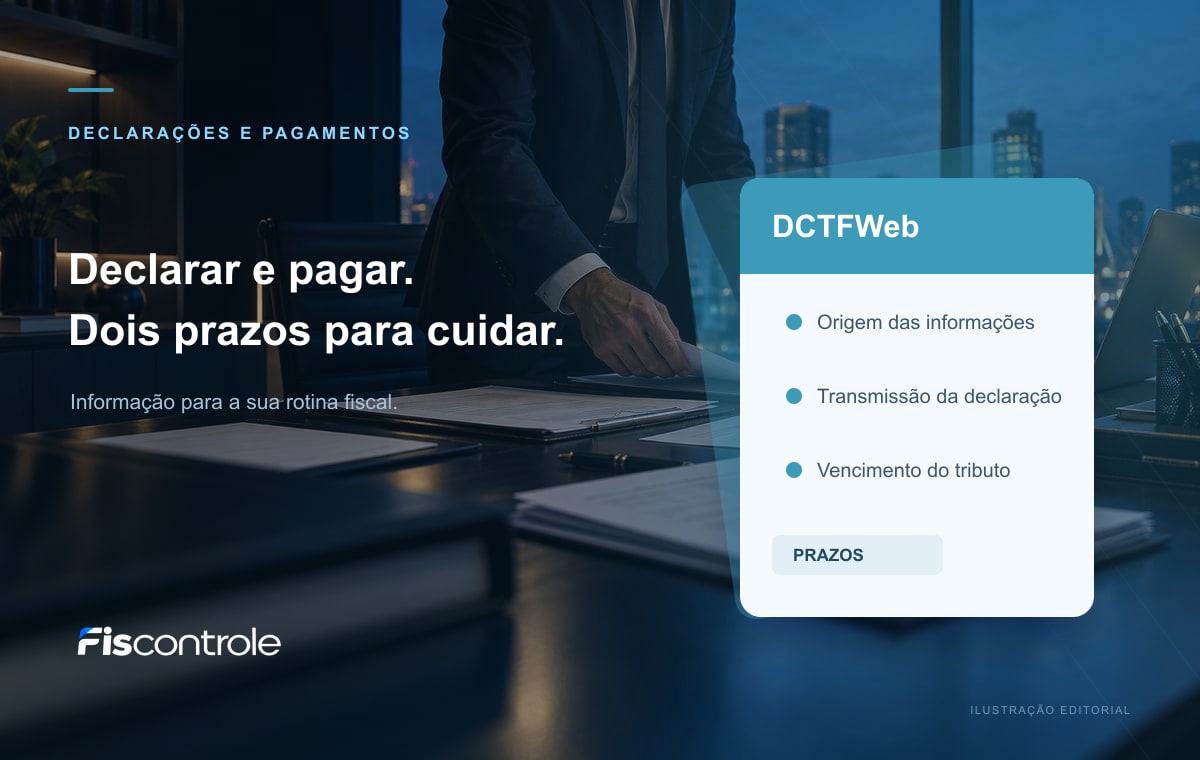DCTFWeb: por que o prazo de entrega não adia o vencimento dos tributos