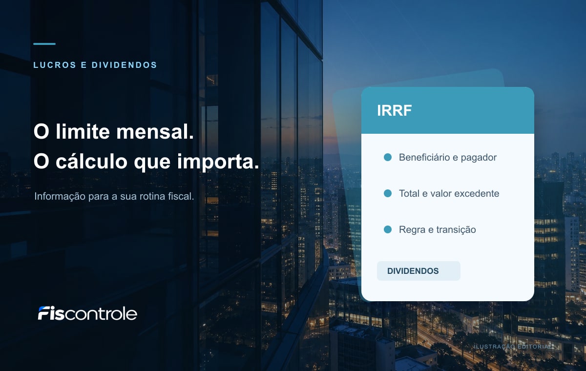 Lucros e dividendos em 2026: por que R$ 50 mil não são uma faixa isenta