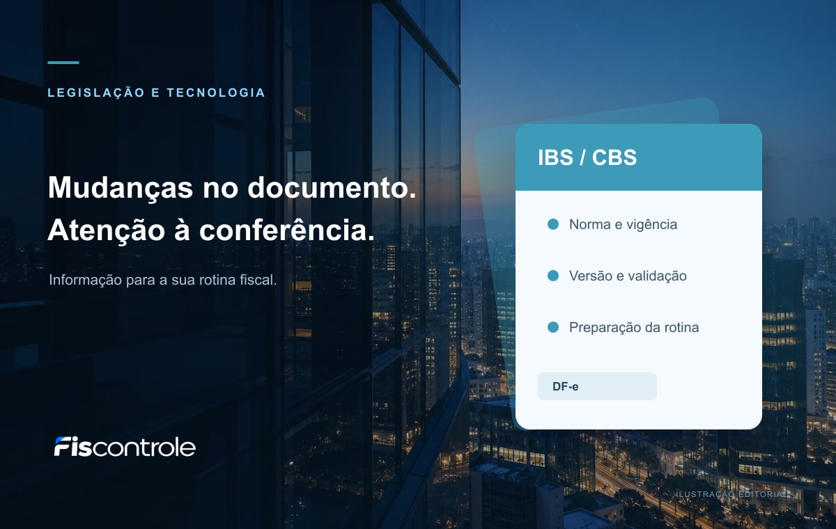 IBS e CBS na nota fiscal: por que a autorização não encerra a conferência